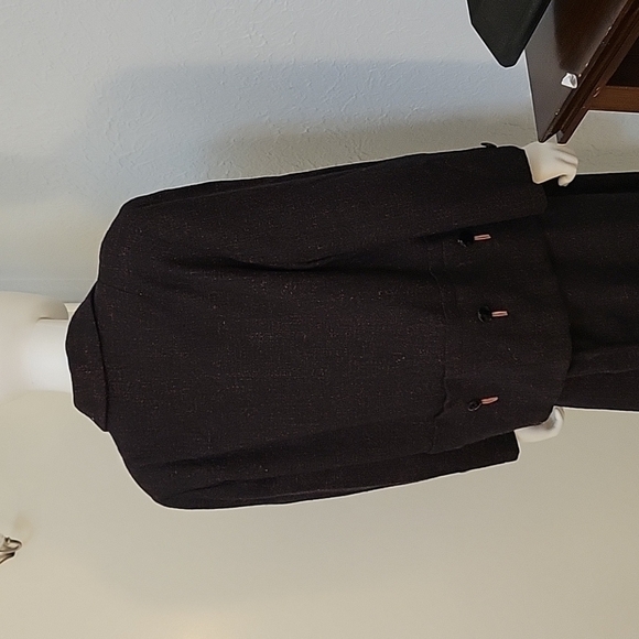 TRUE Vintage Early 19th Century Wool Cosplay Blazer Skirt Suit - Picture 7 of 9